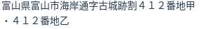 住所(登記所在地)