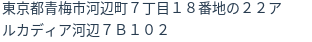 住所（登記所在地）