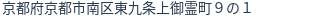 住所（登記所在地）