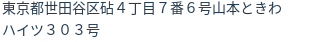 住所(登記所在地)