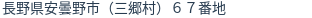 住所(登記所在地)