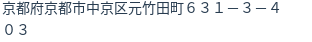 住所（登記所在地）