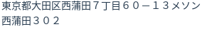 住所(登記所在地)