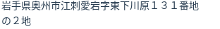 住所（登記所在地）