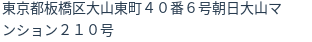 住所(登記所在地)