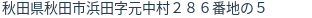 住所(登記所在地)