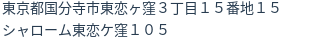 住所(登記所在地)