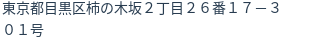 住所(登記所在地)