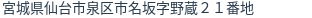 住所（登記所在地）