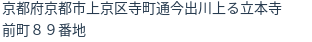 住所(登記所在地)