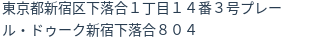 住所（登記所在地）