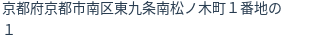 住所（登記所在地）