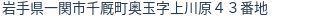 住所(登記所在地)