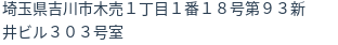 住所（登記所在地）