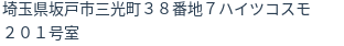 住所(登記所在地)