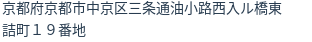 住所(登記所在地)