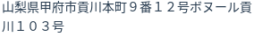 住所(登記所在地)