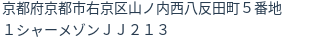 住所(登記所在地)