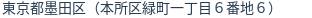 住所(登記所在地)