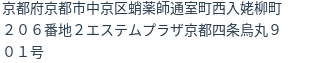 住所（登記所在地）