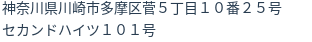 住所（登記所在地）