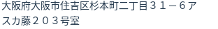 住所(登記所在地)