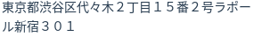 住所(登記所在地)