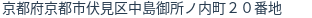 住所(登記所在地)