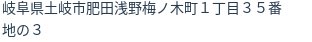 住所（登記所在地）