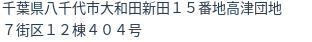 住所（登記所在地）