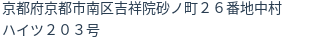 住所（登記所在地）