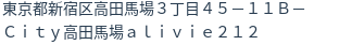 住所(登記所在地)