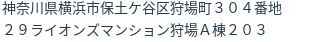 住所(登記所在地)