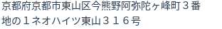 住所(登記所在地)