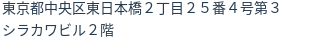 住所(登記所在地)