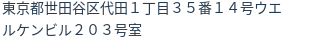 住所(登記所在地)