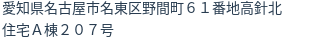 住所(登記所在地)