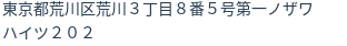 住所(登記所在地)