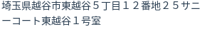 住所(登記所在地)