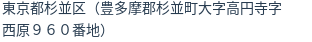住所(登記所在地)