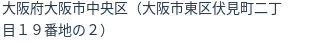 住所(登記所在地)