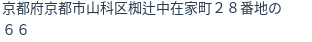 住所(登記所在地)