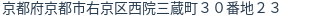 住所（登記所在地）