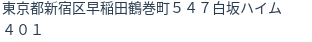 住所(登記所在地)