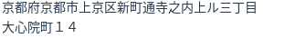 住所(登記所在地)