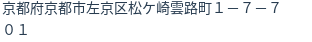 住所（登記所在地）