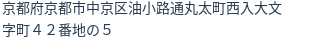 住所（登記所在地）