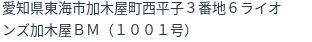 住所(登記所在地)