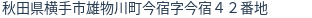 住所(登記所在地)