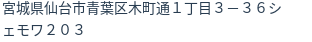 住所（登記所在地）